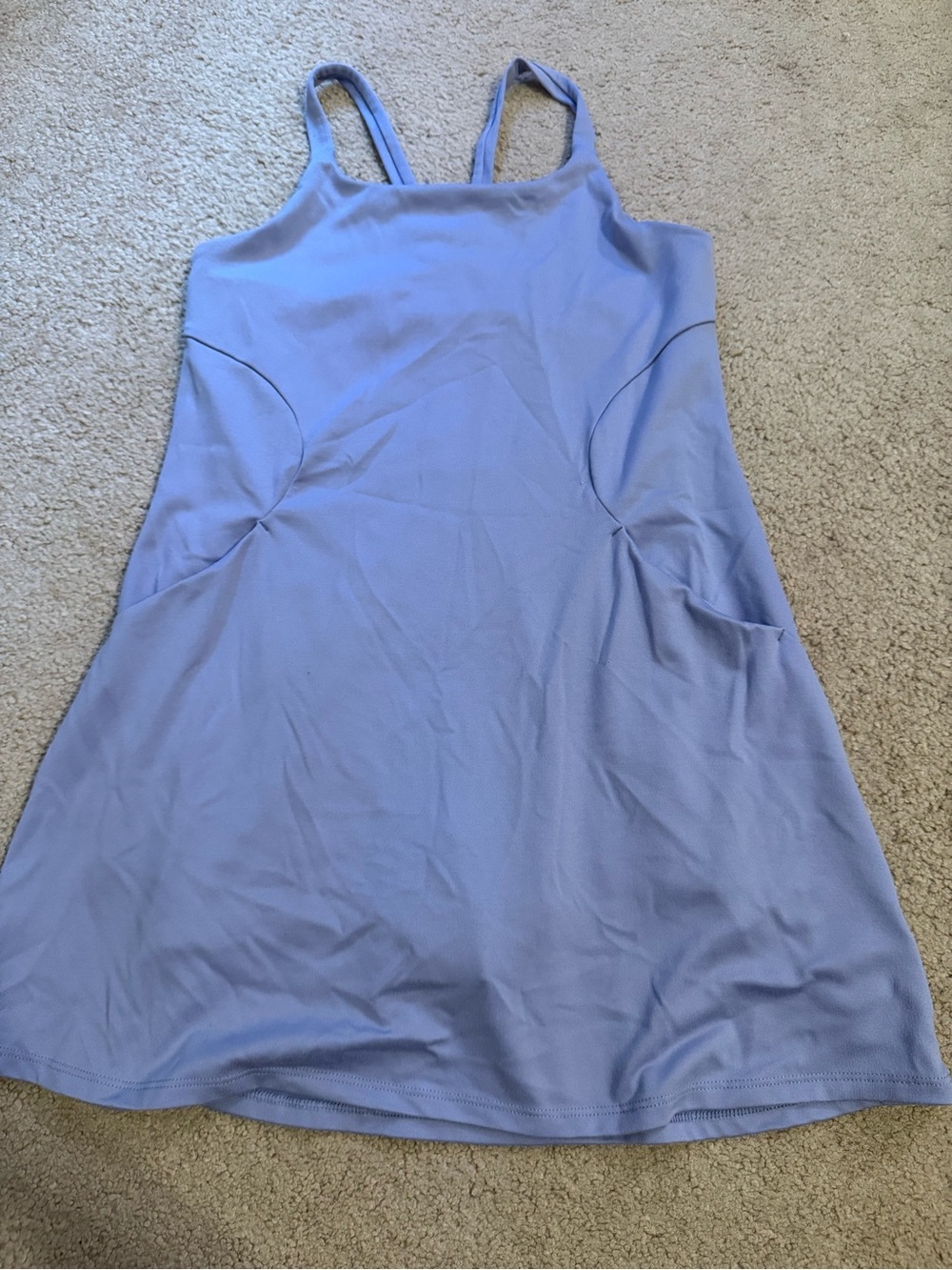 Girls athletic romper dress